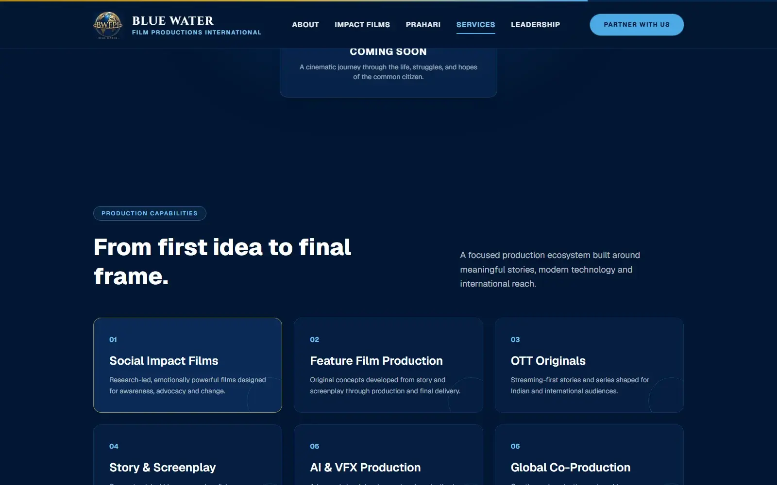 Blue Water Films Impact screenshot